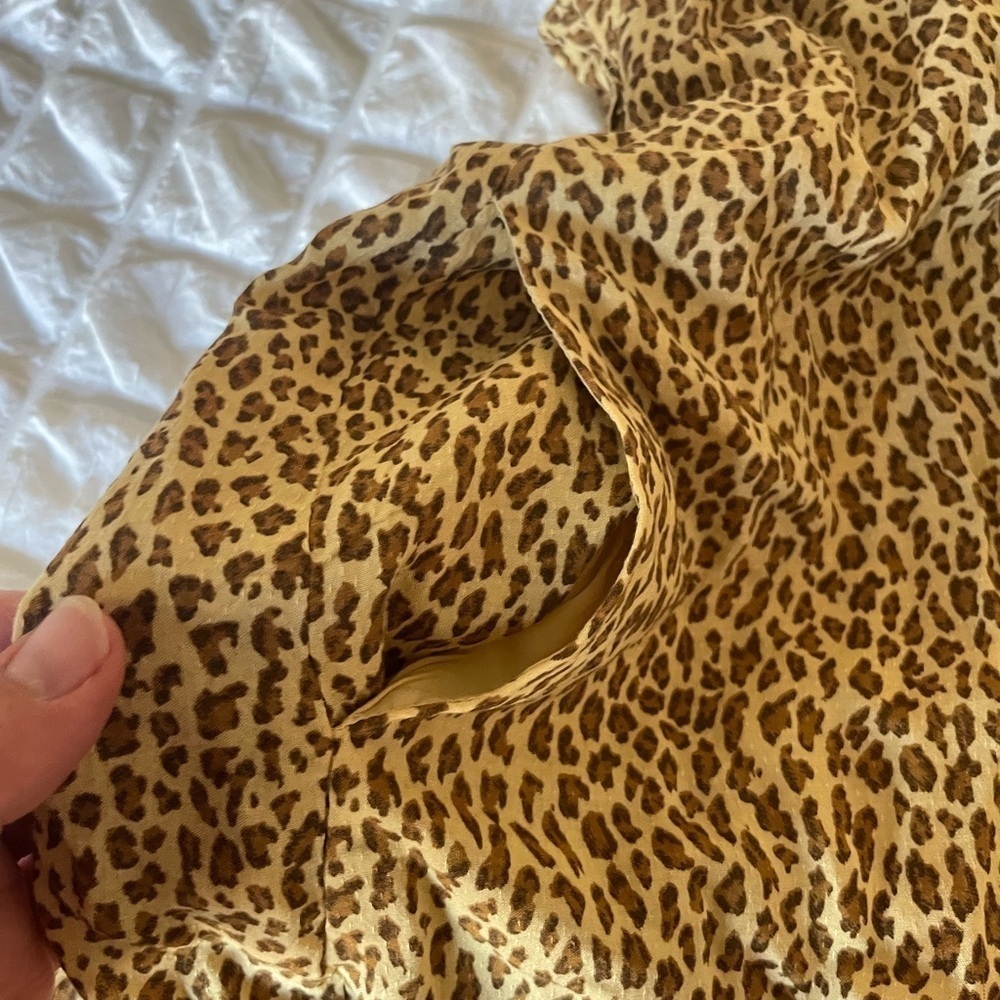 By Anthropologie Bolano leopard ruffle midi dress - Picture 12 of 14